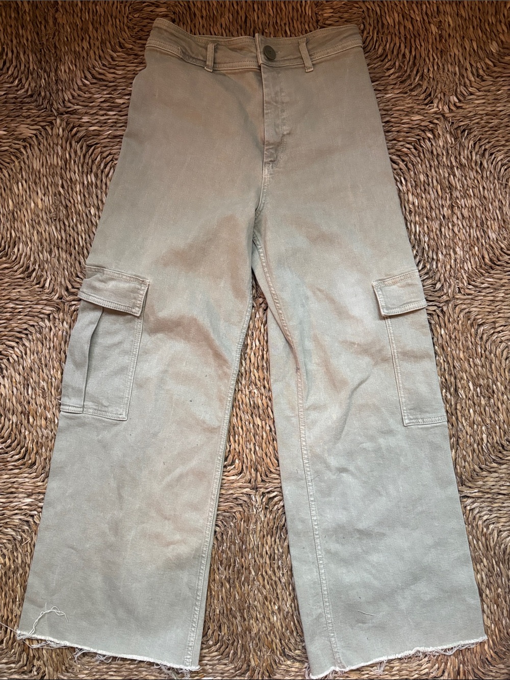 Woman’s khaki Cargo Pants